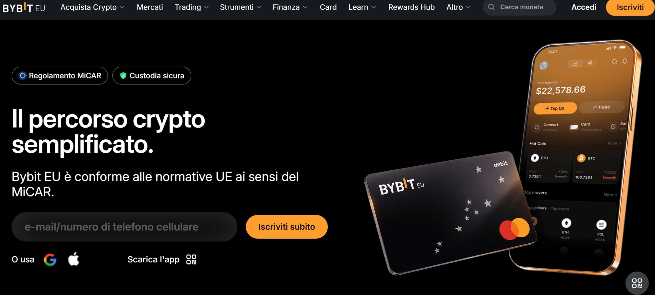 Bybit - exchange MiCAR