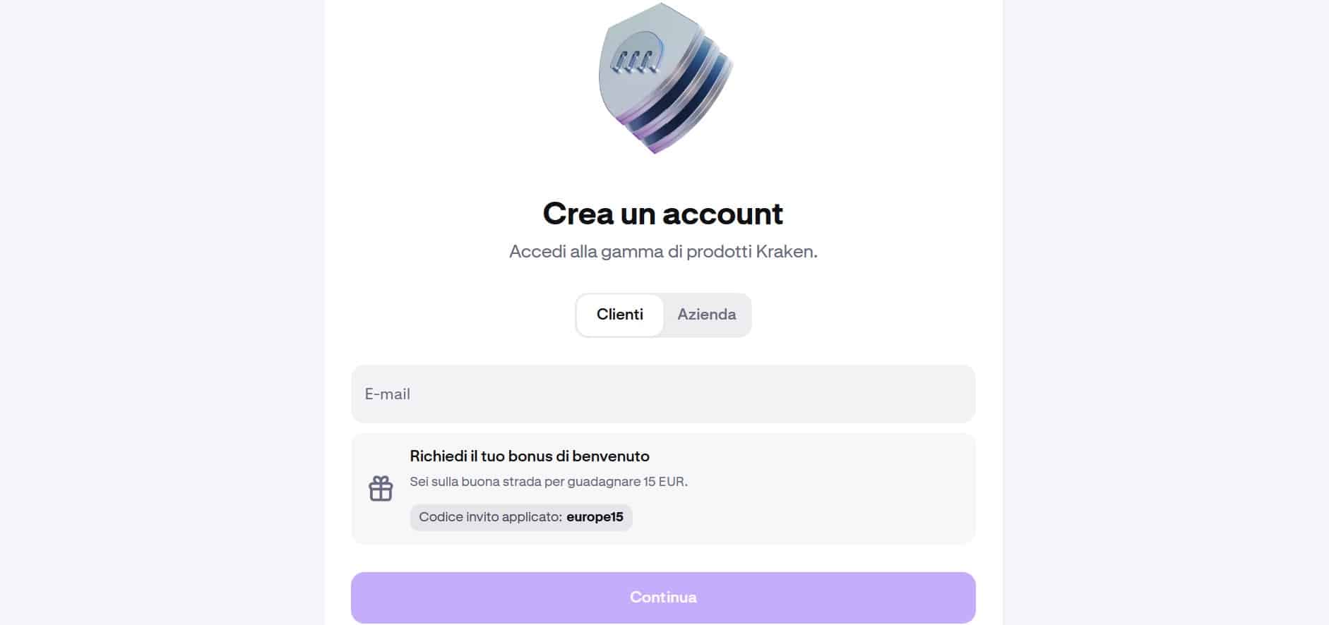 Kraken IPO SpaceX - registrazione
