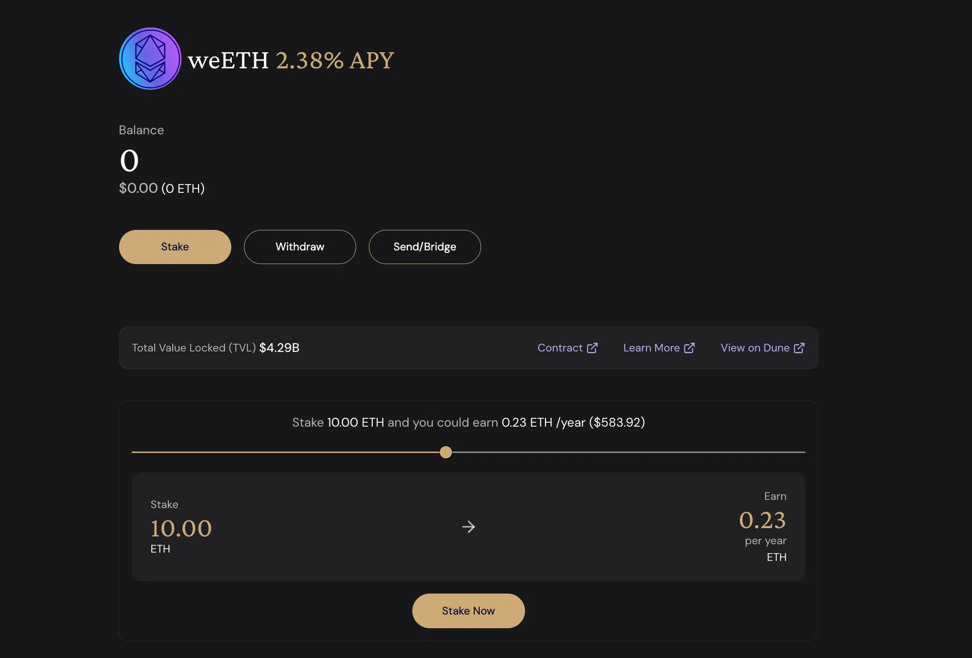 Liquid restaking Ethereum Ether.fi