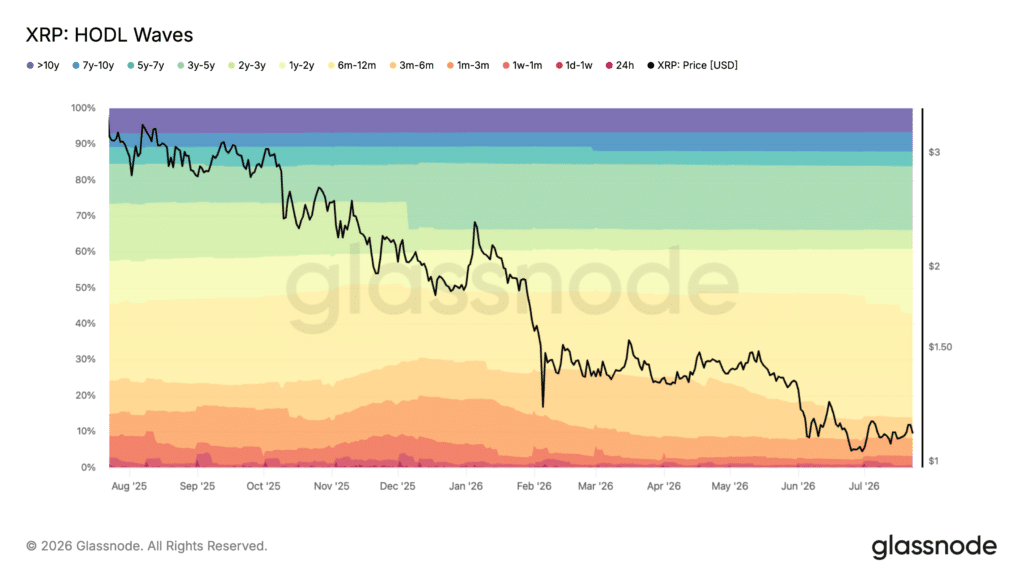 HODL Waves Ripple XRP