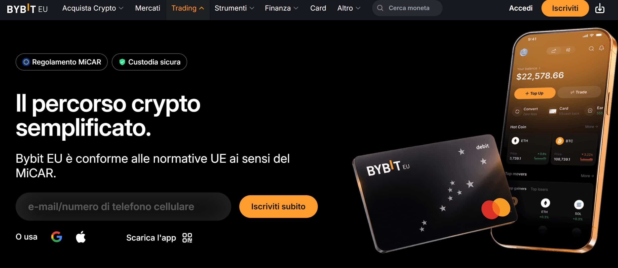 Bybit EU - alternative a BitMart
