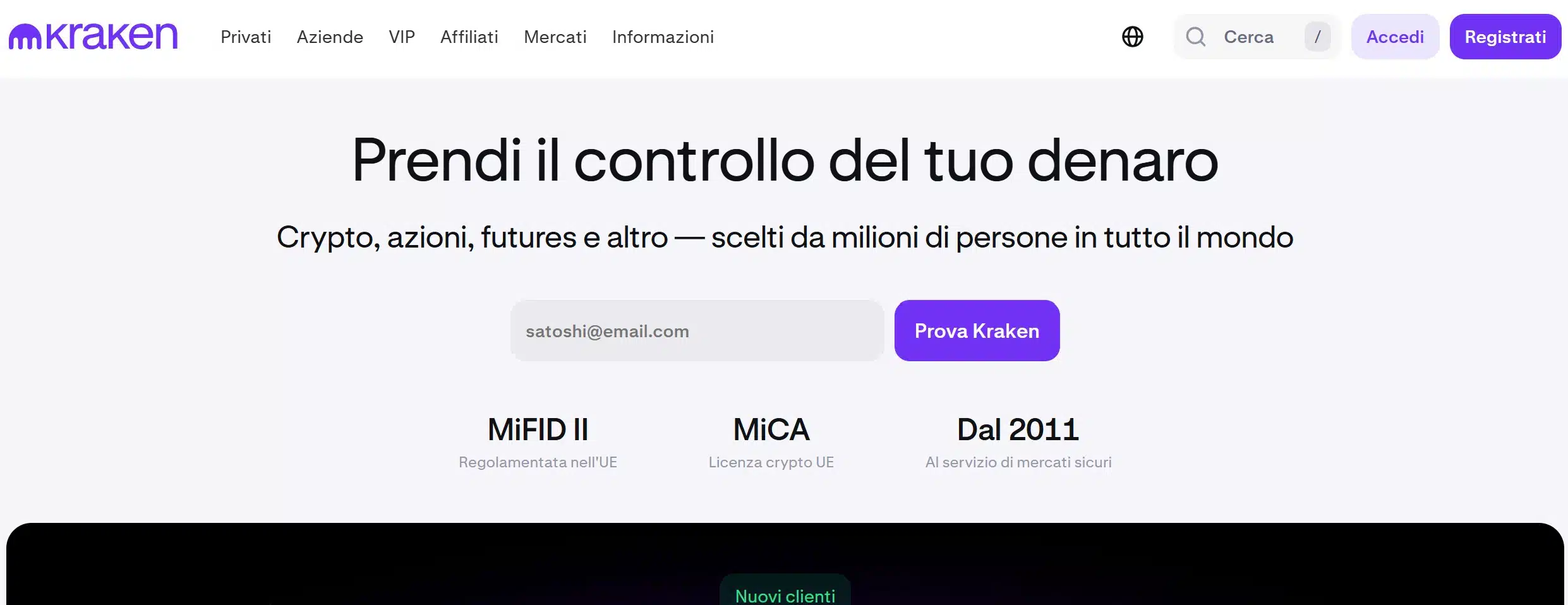 Kraken tra le alternative a Binance