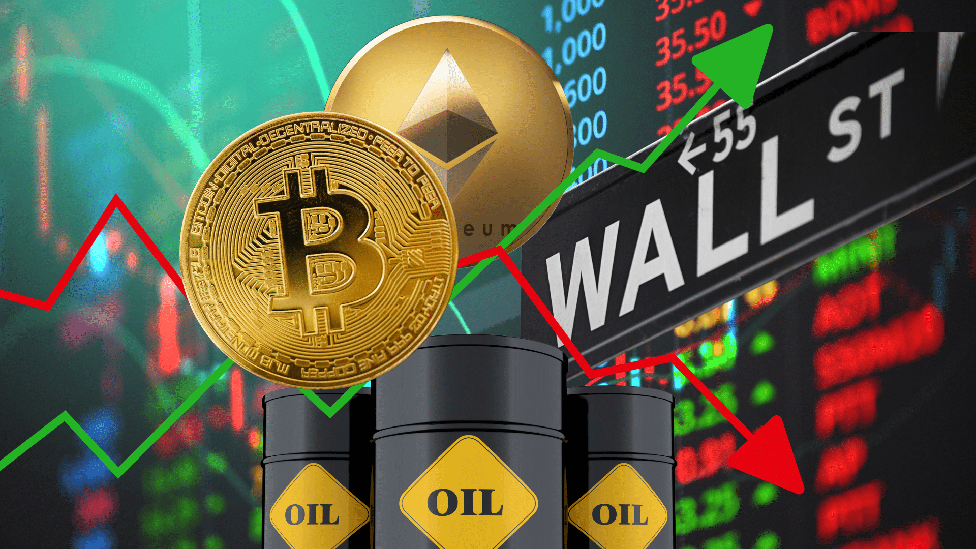 Wall Street festeggia nuovi record grazie al petrolio, mentre Bitcoin resta al palo