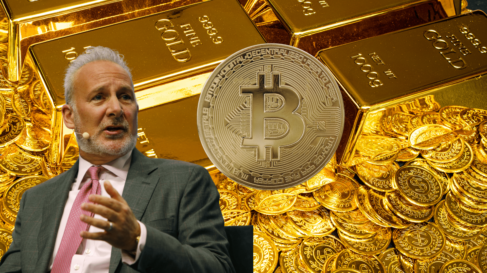 Schiff punta sull'oro contro Bitcoin, ma entrambi hanno mostrato forti correzioni