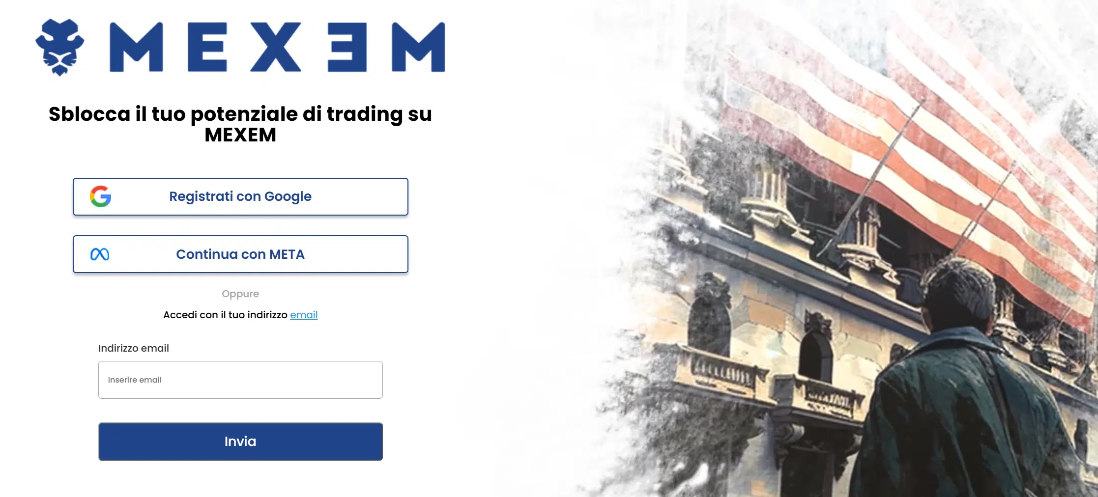 Registrazione su MEXEM