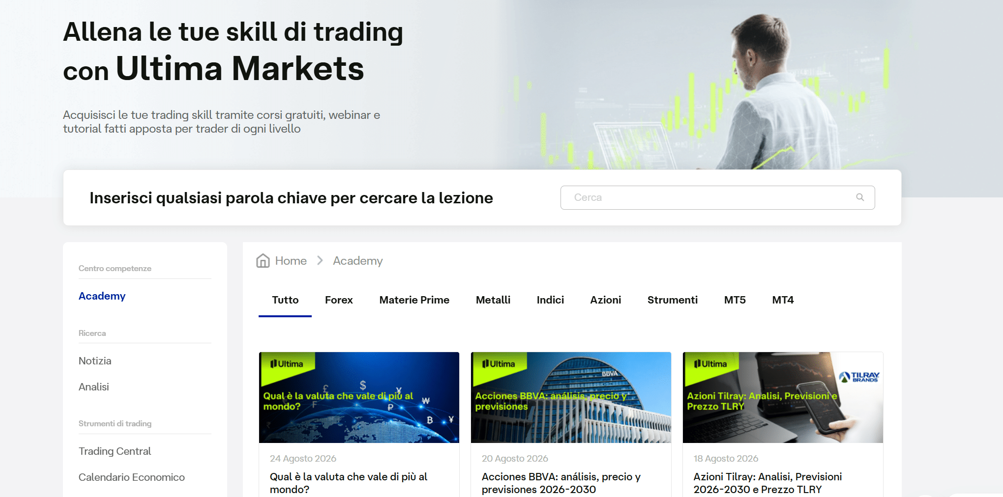 Ultima Markets - Academy