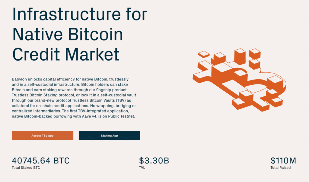Bitcoin staking protocollo Babylon