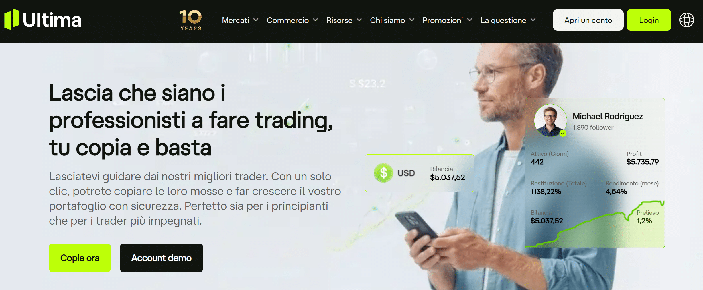 Ultima Markets Copy Trading